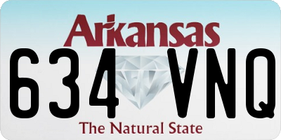 AR license plate 634VNQ
