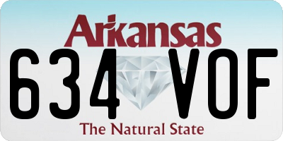 AR license plate 634VOF