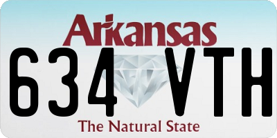 AR license plate 634VTH