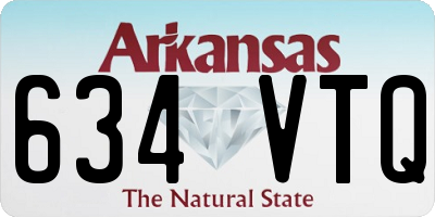 AR license plate 634VTQ