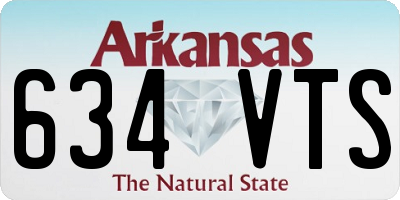 AR license plate 634VTS