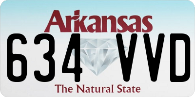 AR license plate 634VVD