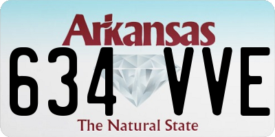 AR license plate 634VVE