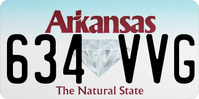 AR license plate 634VVG