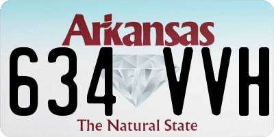 AR license plate 634VVH