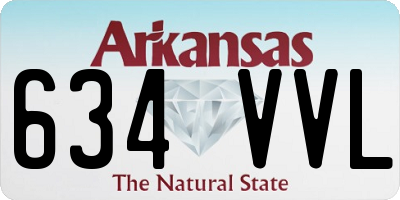AR license plate 634VVL