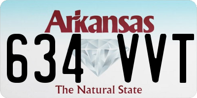 AR license plate 634VVT