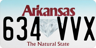 AR license plate 634VVX