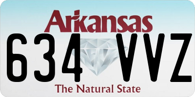 AR license plate 634VVZ
