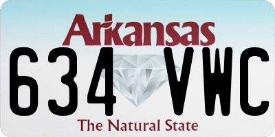 AR license plate 634VWC