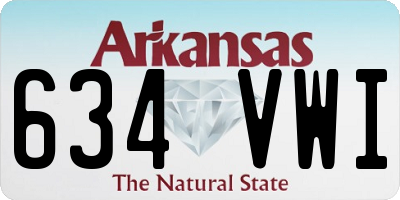 AR license plate 634VWI