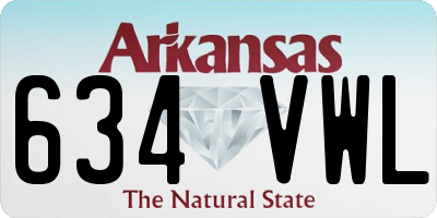 AR license plate 634VWL