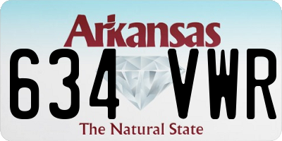 AR license plate 634VWR