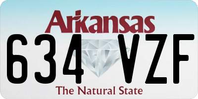 AR license plate 634VZF
