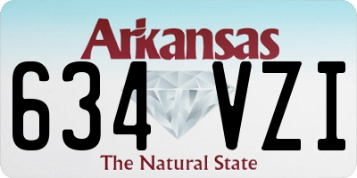 AR license plate 634VZI