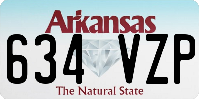 AR license plate 634VZP