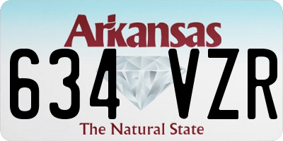 AR license plate 634VZR
