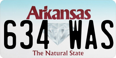 AR license plate 634WAS