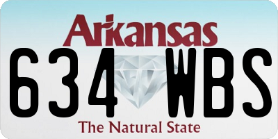 AR license plate 634WBS