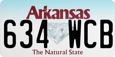 AR license plate 634WCB