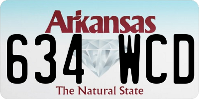 AR license plate 634WCD