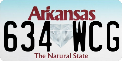 AR license plate 634WCG