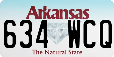 AR license plate 634WCQ
