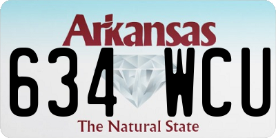 AR license plate 634WCU