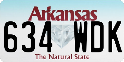 AR license plate 634WDK