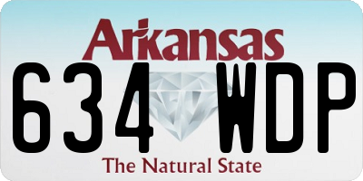 AR license plate 634WDP