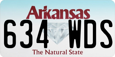 AR license plate 634WDS