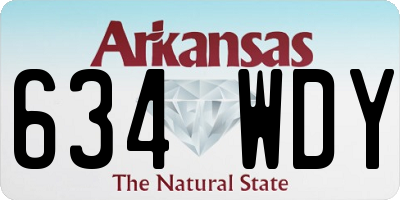 AR license plate 634WDY
