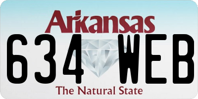 AR license plate 634WEB