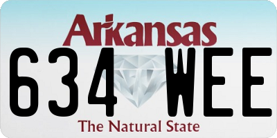 AR license plate 634WEE