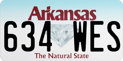 AR license plate 634WES