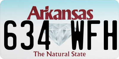 AR license plate 634WFH