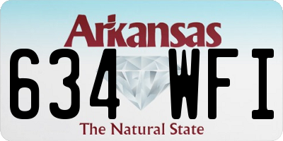 AR license plate 634WFI
