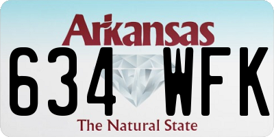 AR license plate 634WFK