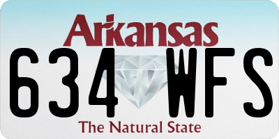 AR license plate 634WFS