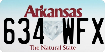 AR license plate 634WFX
