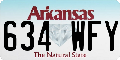 AR license plate 634WFY