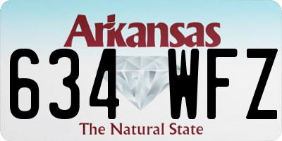 AR license plate 634WFZ