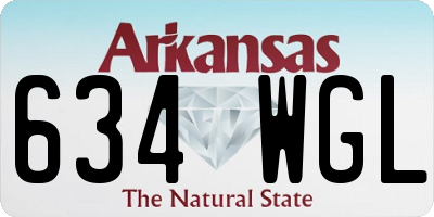 AR license plate 634WGL