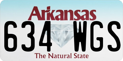 AR license plate 634WGS