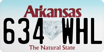 AR license plate 634WHL