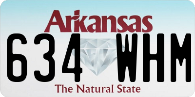 AR license plate 634WHM