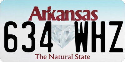 AR license plate 634WHZ