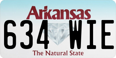 AR license plate 634WIE