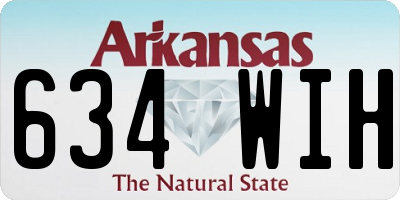 AR license plate 634WIH