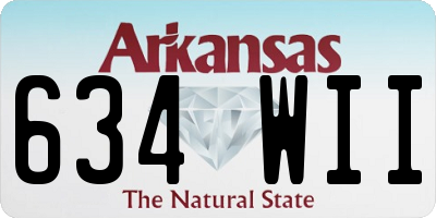 AR license plate 634WII